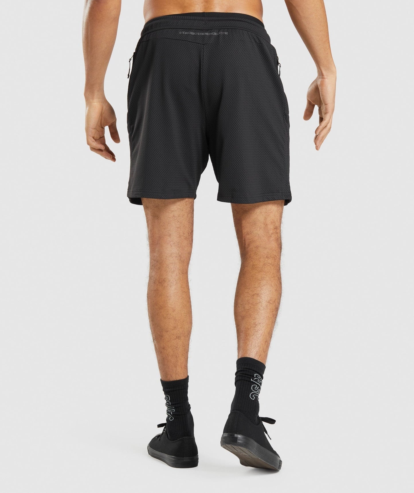 Gymshark //Steve Cook Mesh Shorts - Black