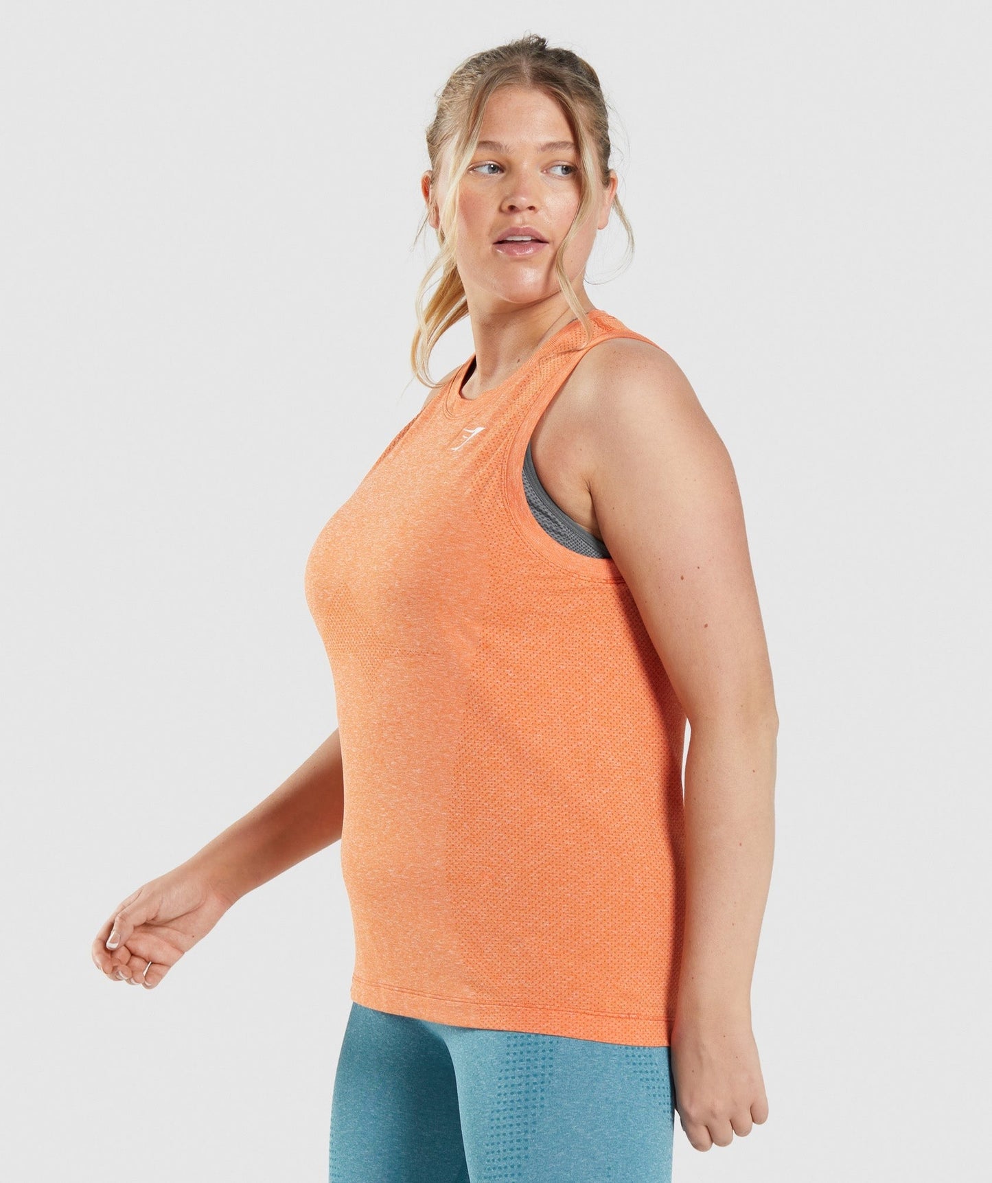 Gymshark Vital Light Tank - Apricot Orange Marl