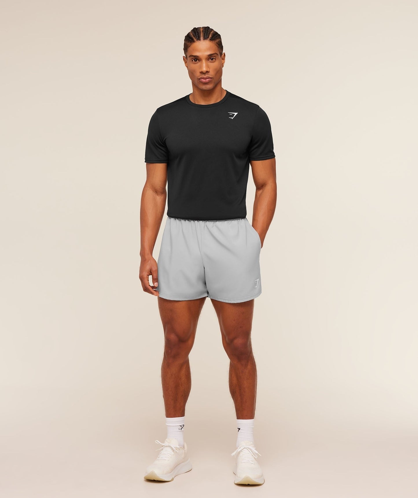 Gymshark Arrival 5" Shorts - Stratus Grey