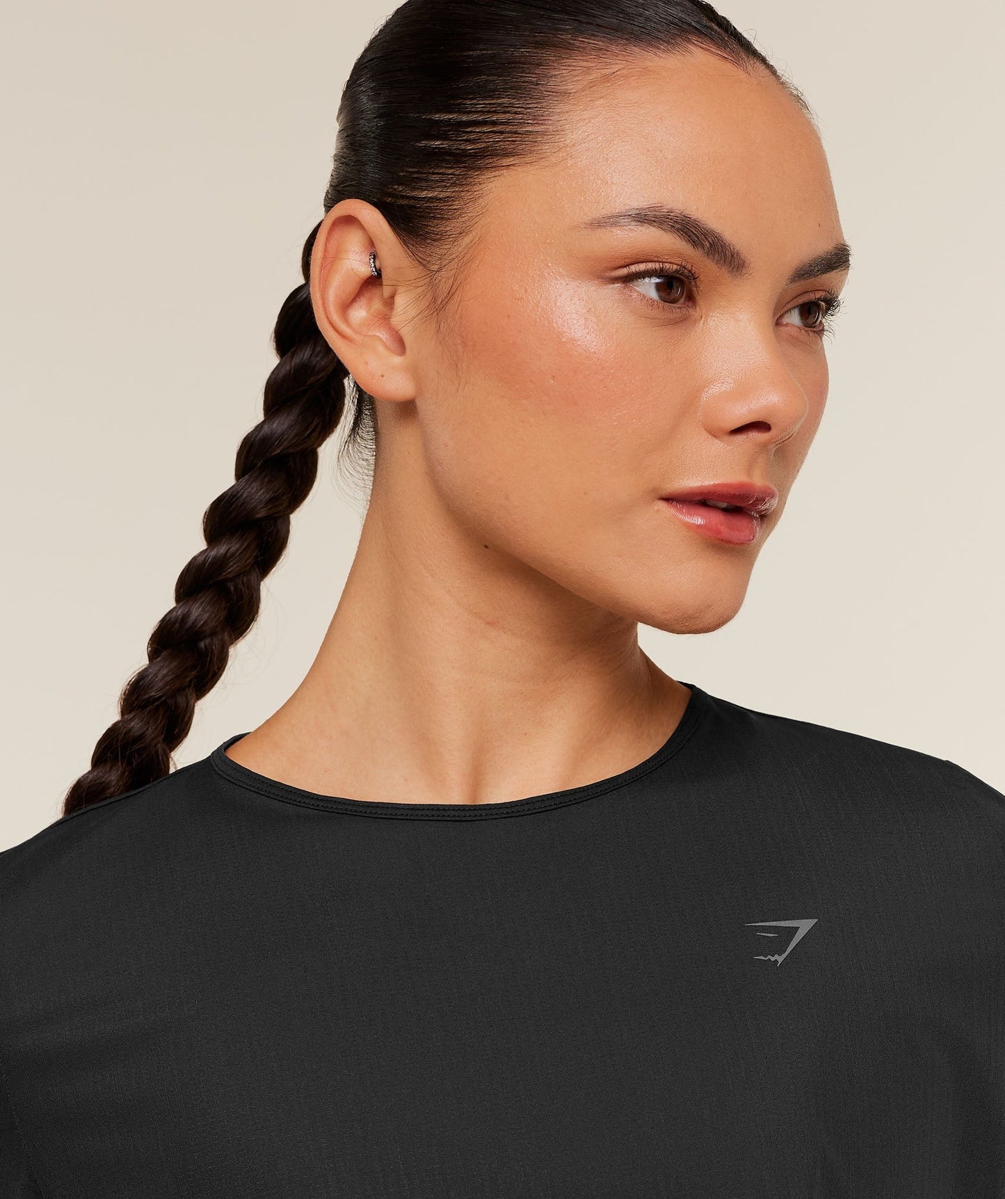 Gymshark Running Short Sleeve T-Shirt - GS Black