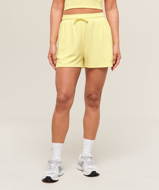 Gymshark Waffle Shorts - Refresh Yellow