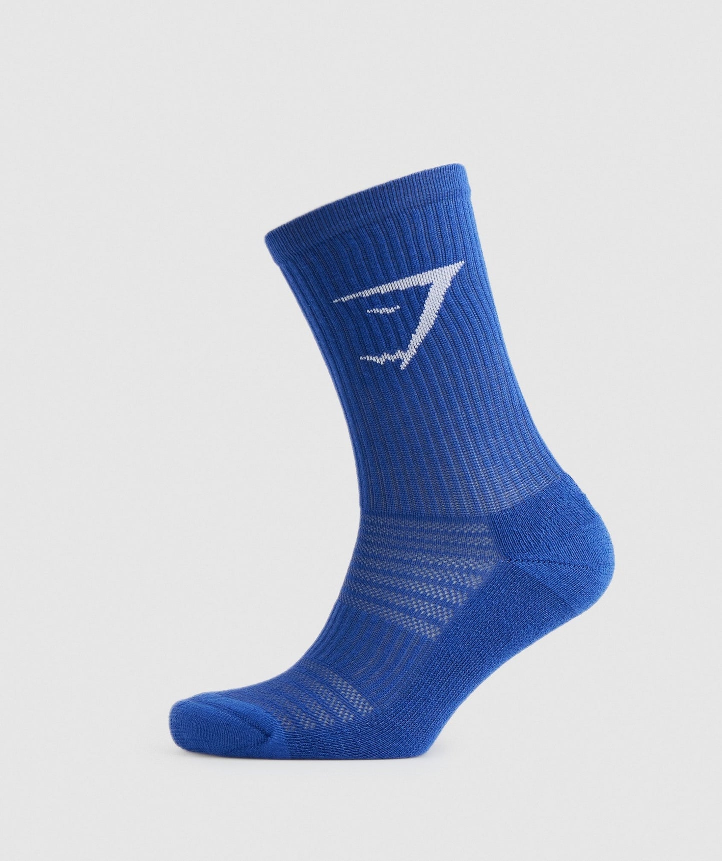 Gymshark Crew Socks 3pk - Navy/Athletic Blue/Light Grey Marl