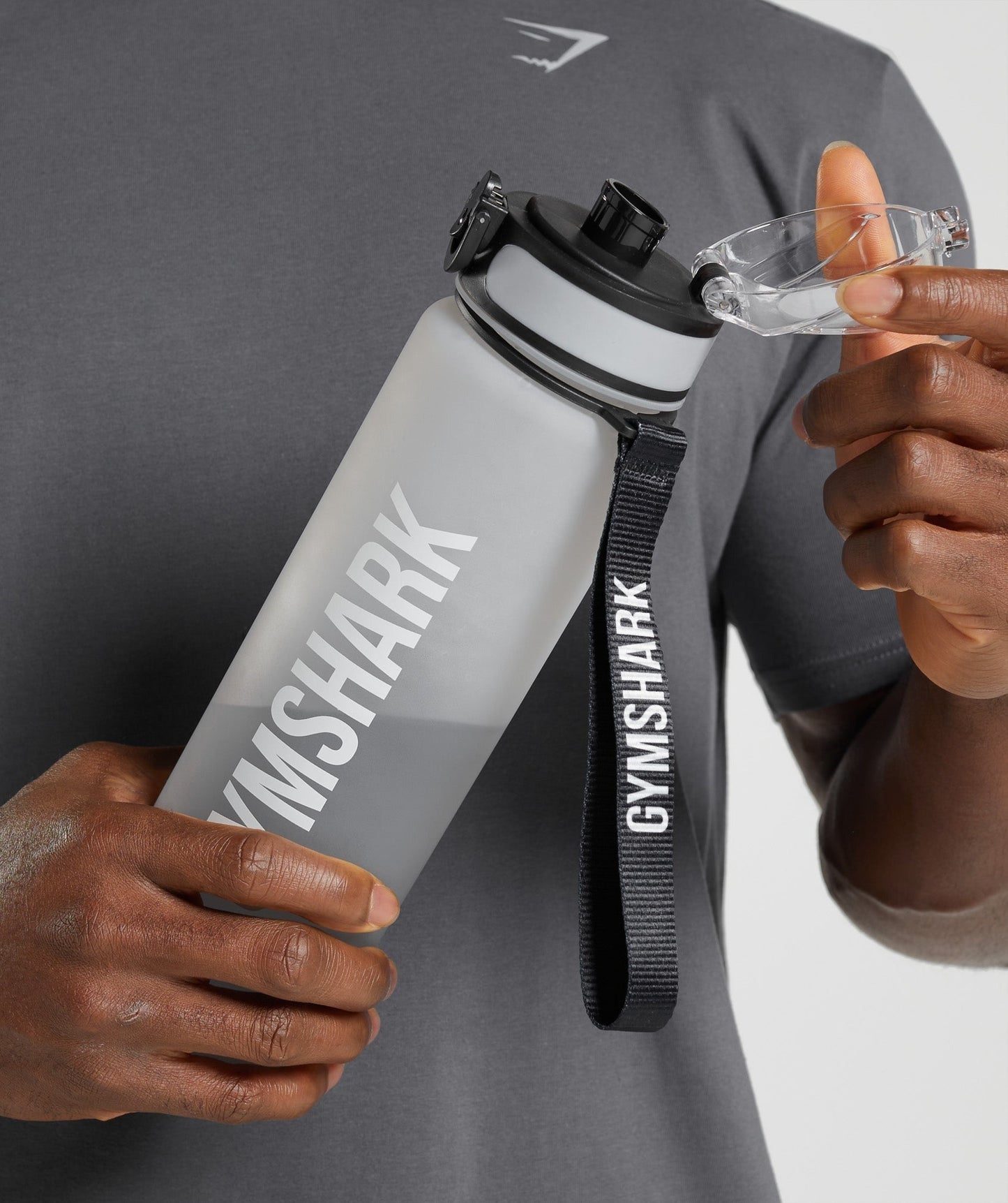 Gymshark Sports Bottle - River Stone Grey/Drift Grey