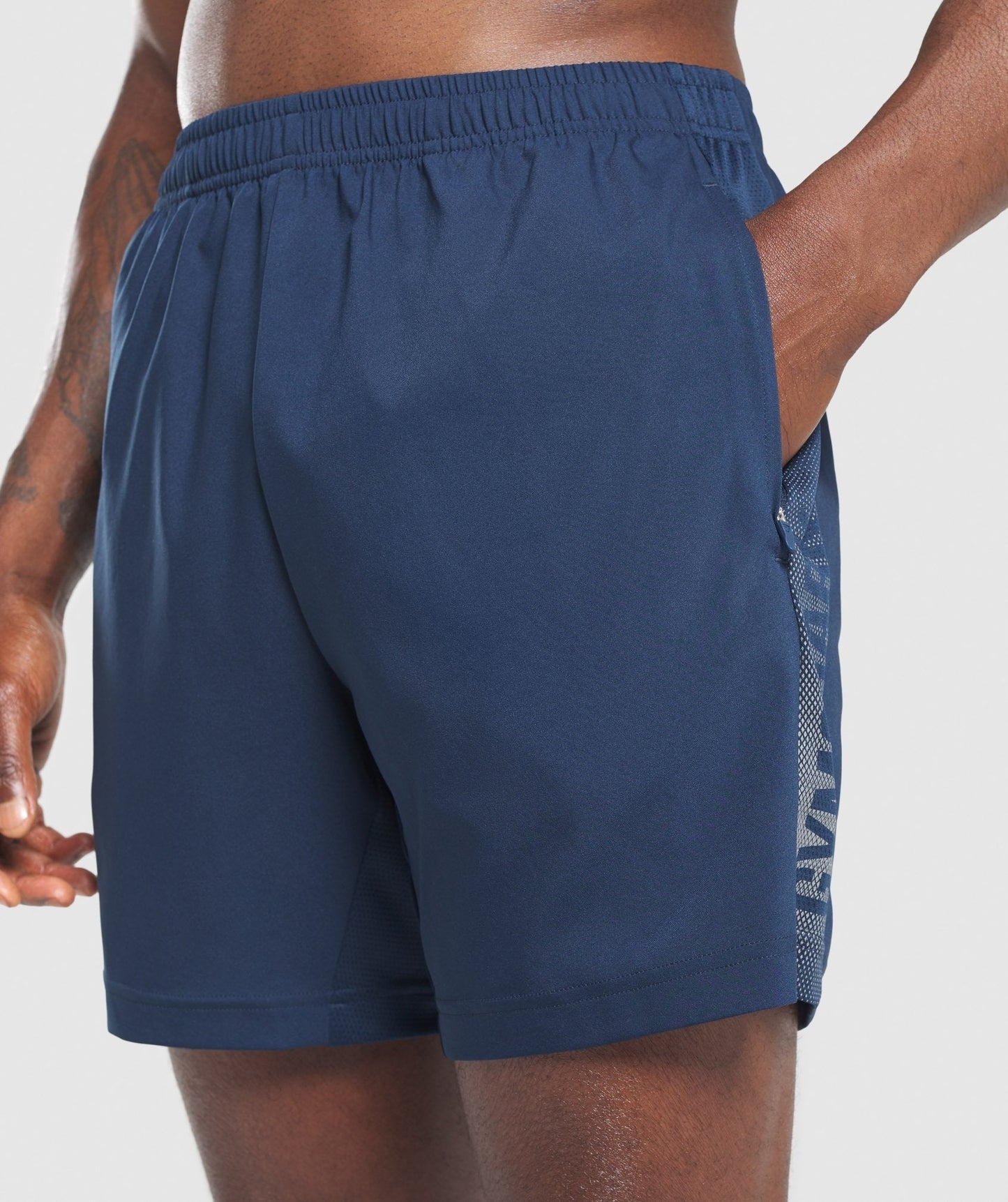 Gymshark Graphic Sport Shorts - Navy