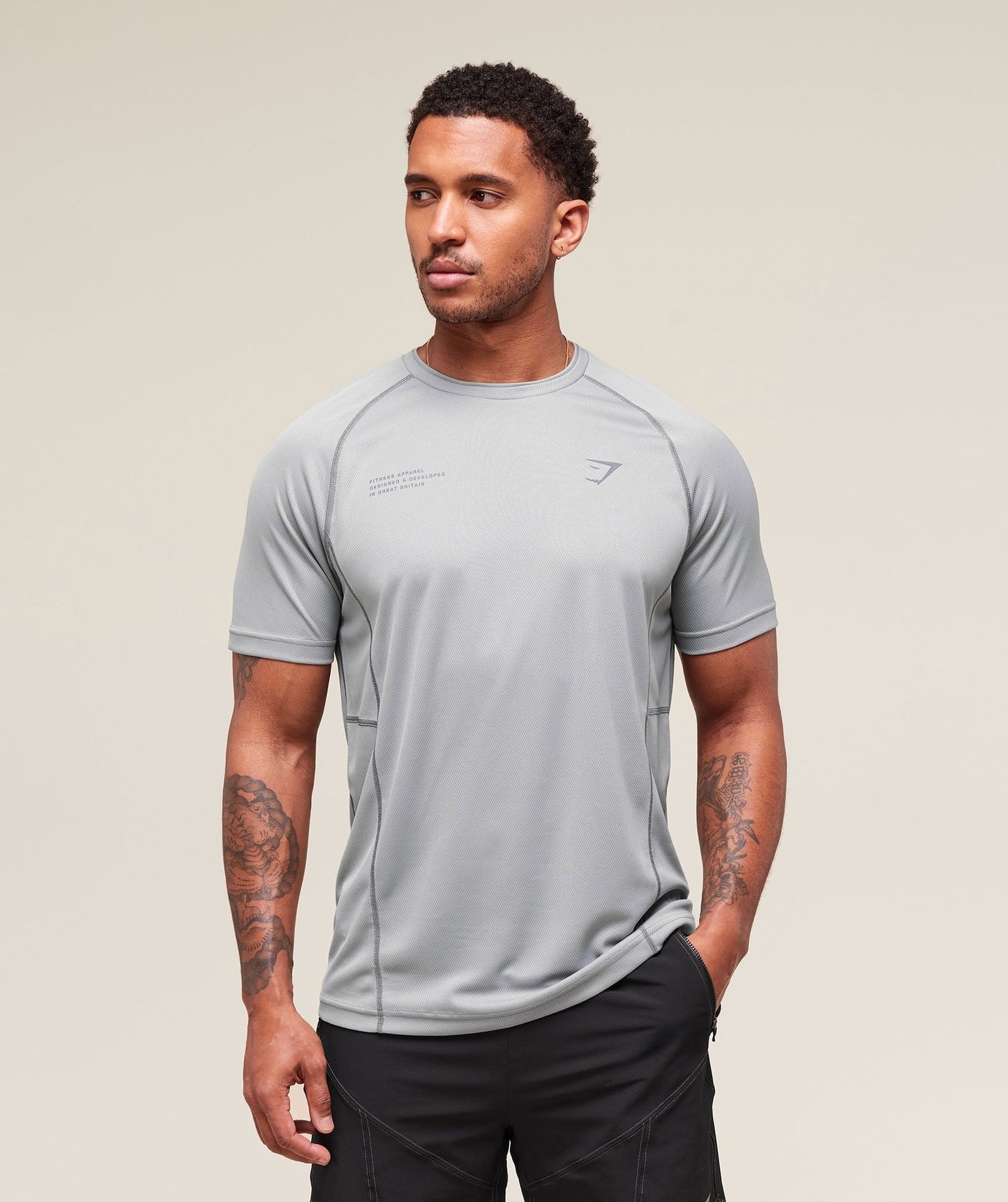 Gymshark Tactical T-Shirt - Smokey Grey