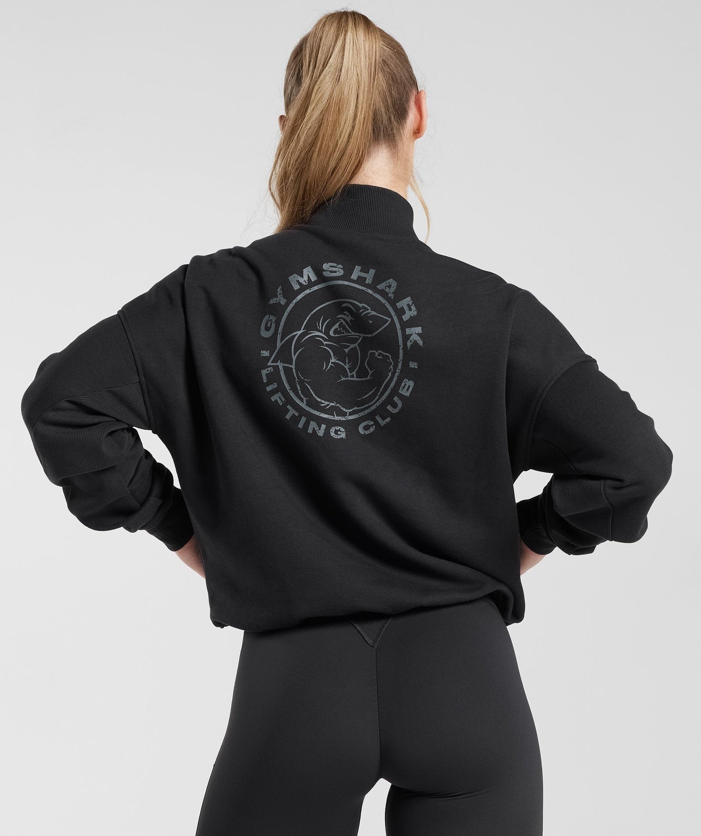 Gymshark Legacy 1/4 Zip Sweatshirt - Black