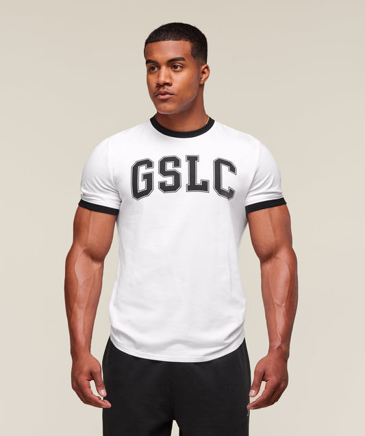 Gymshark GSLC Ringer T-Shirt - White