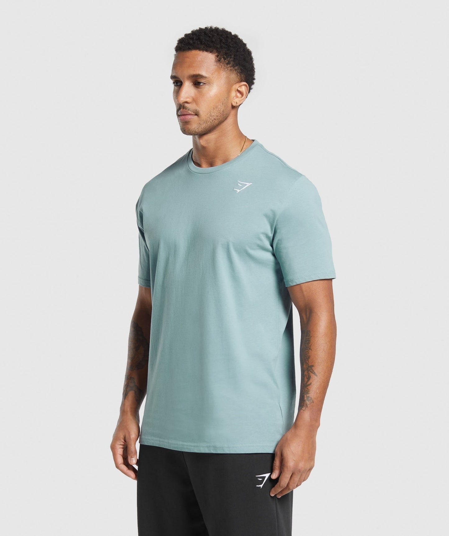 Gymshark Crest T-Shirt - Rest Blue
