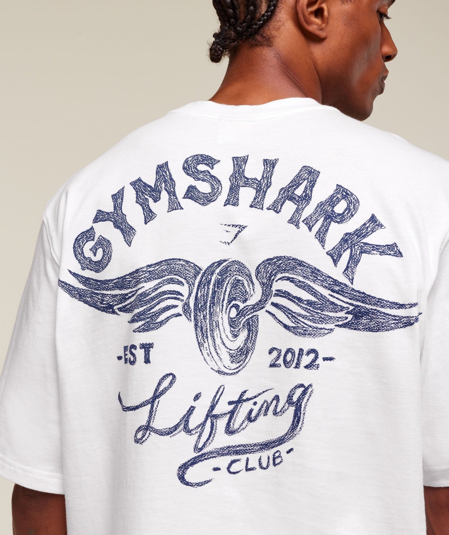 Gymshark Flying Weights T-Shirt - White