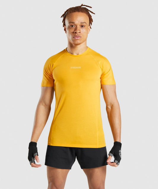 Gymshark Chalk T-Shirt - Yellow