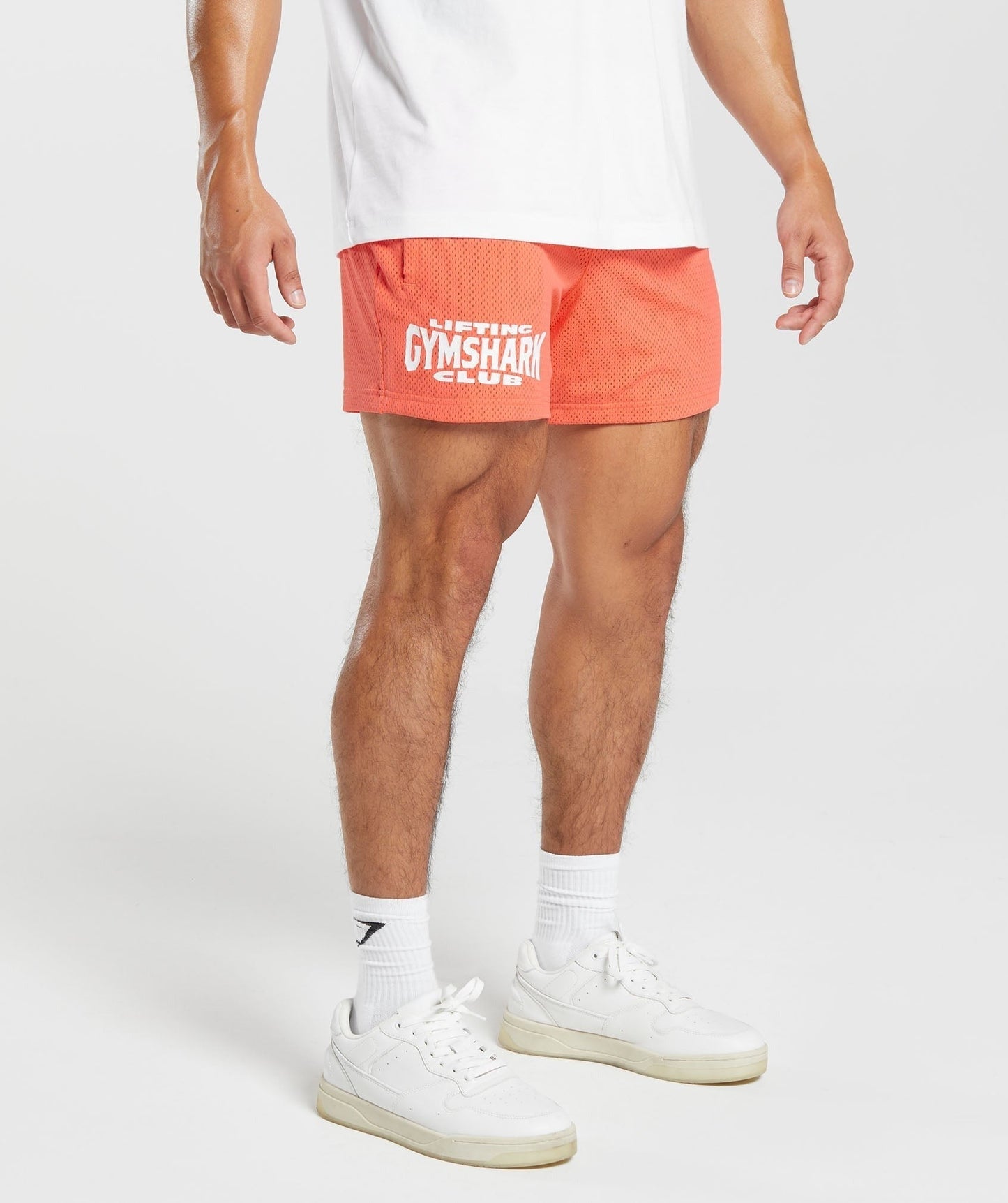 Gymshark Mesh 5" Shorts - Solstice Orange