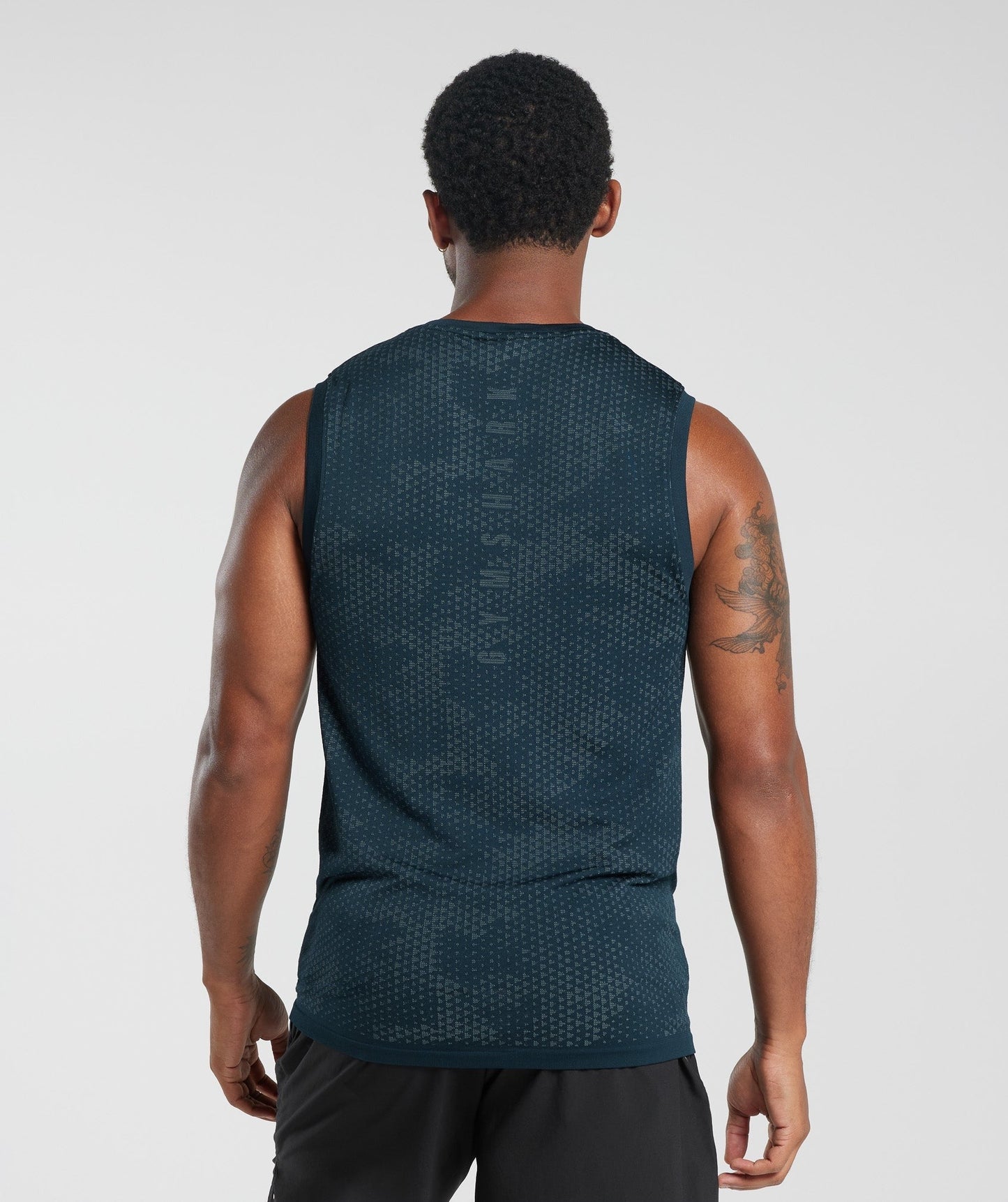 Gymshark Sport Seamless Tank - Navy/Denim Teal