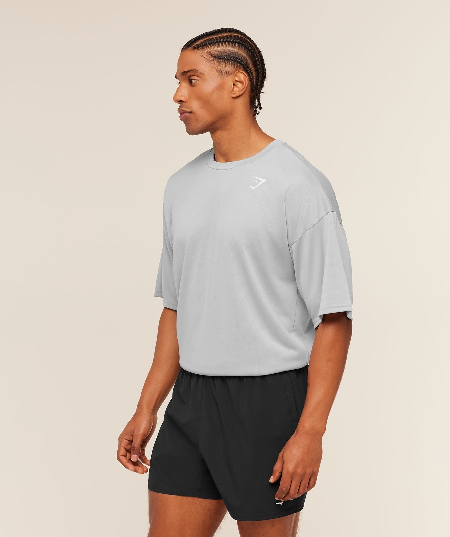 Gymshark Arrival Oversized T-Shirt - Stratus Grey