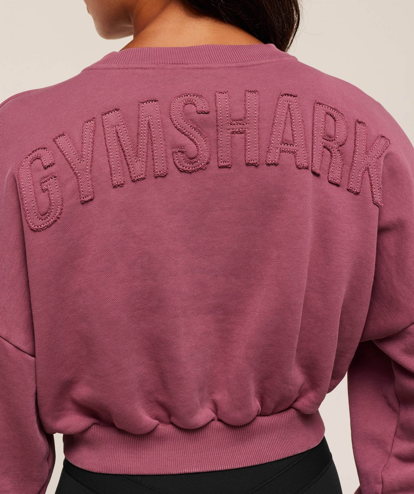 Gymshark Power Washed Sweat Top - Reset Pink/Acid Wash Small Ball