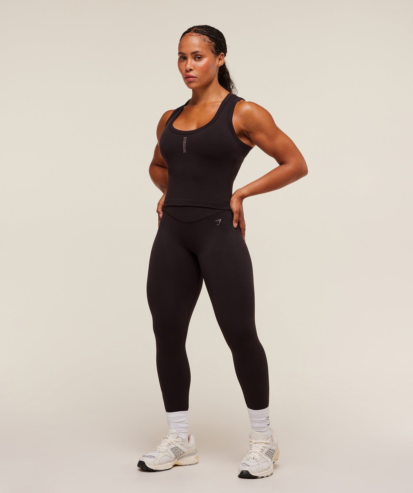 Gymshark Activate Seamless Tank - Plum Brown