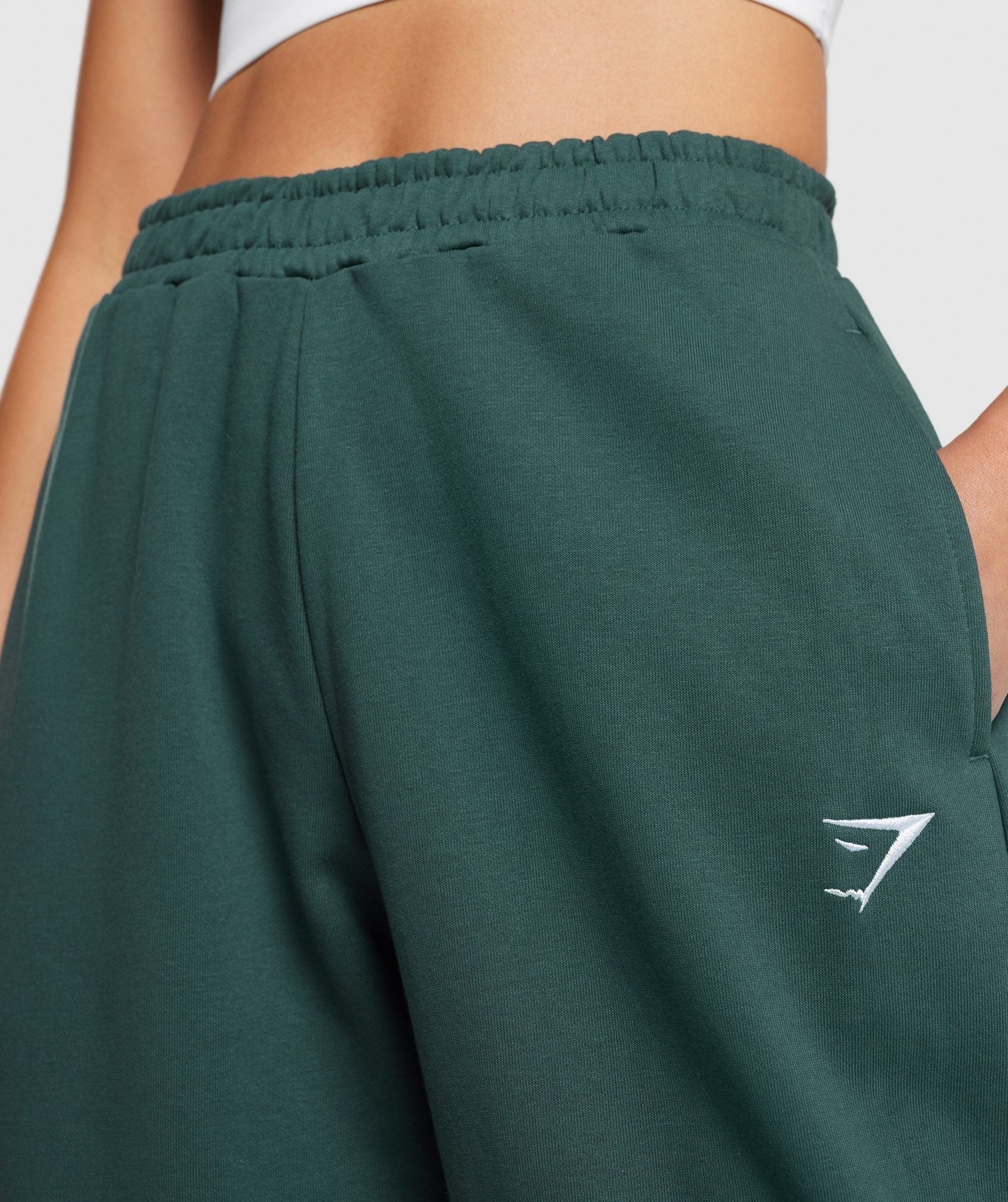 Gymshark Training Regular Fleece Joggers - Fog Green