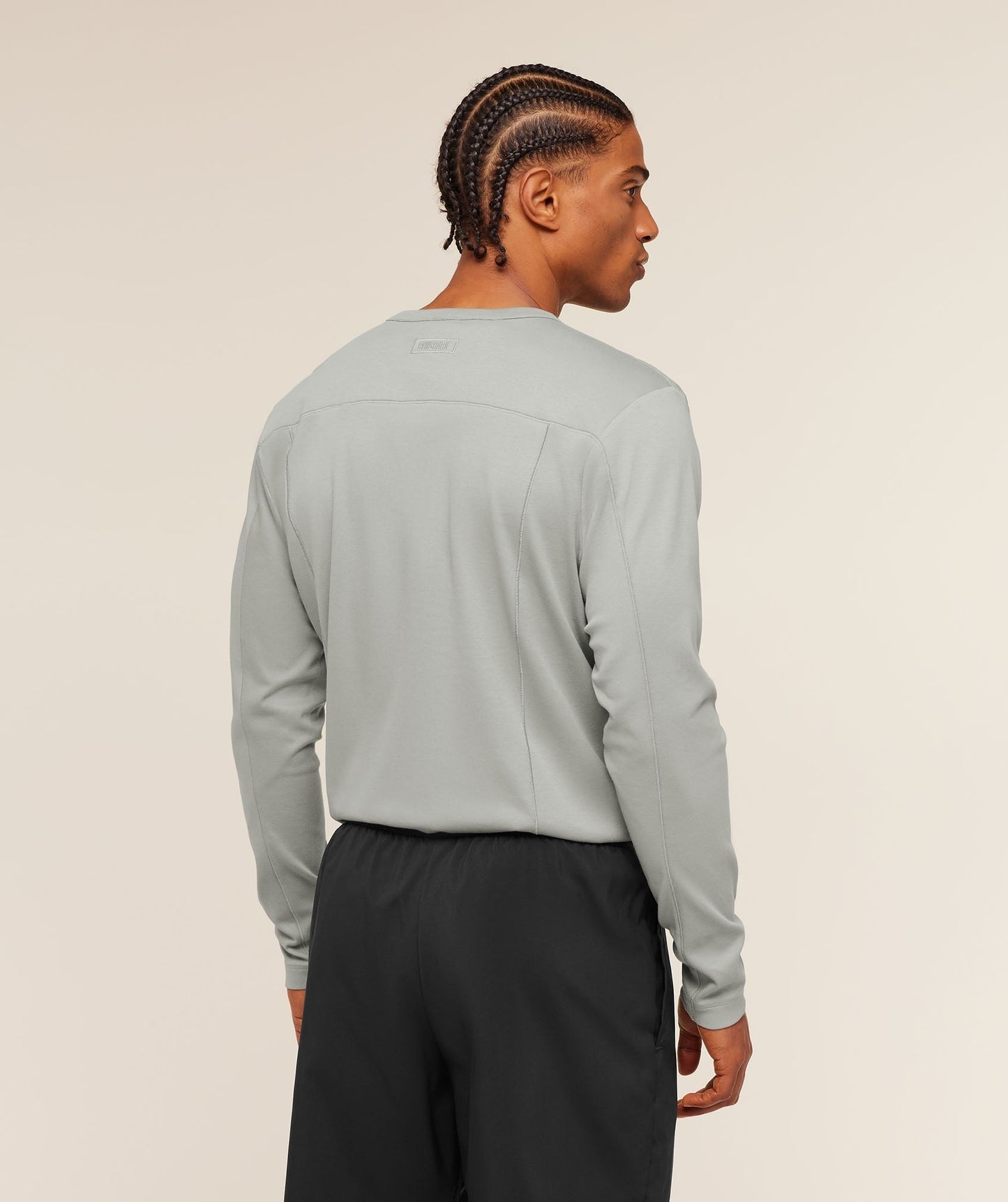 Gymshark Off Duty Long Sleeve T-Shirt - Smokey Grey