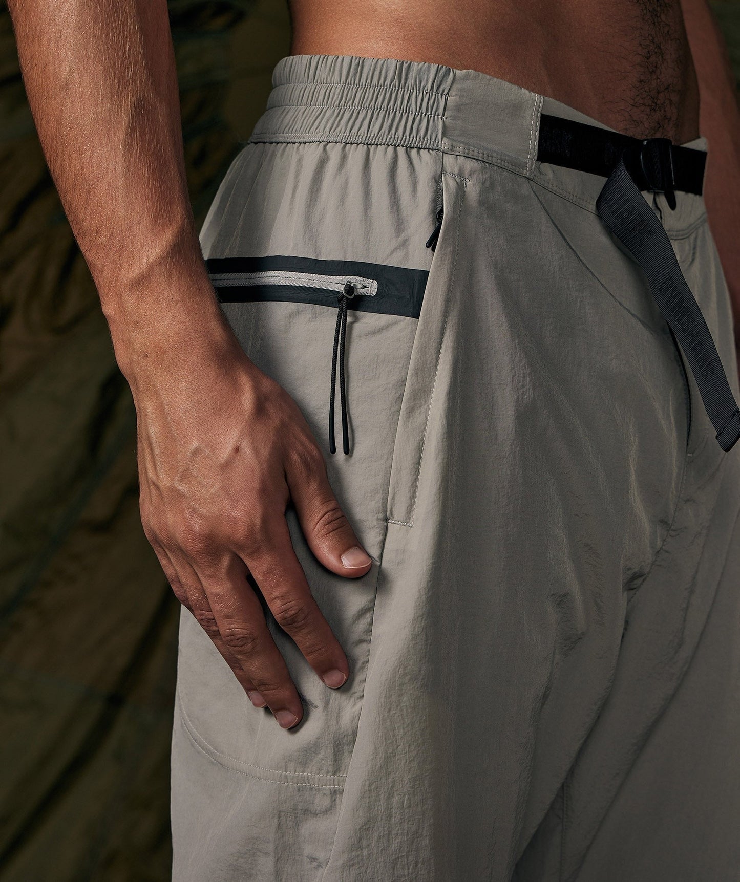 Gymshark Retake Woven Joggers - Taupe Grey