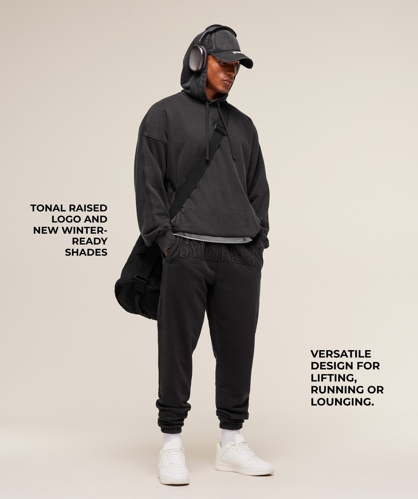 Gymshark Power Washed Joggers - GS Black