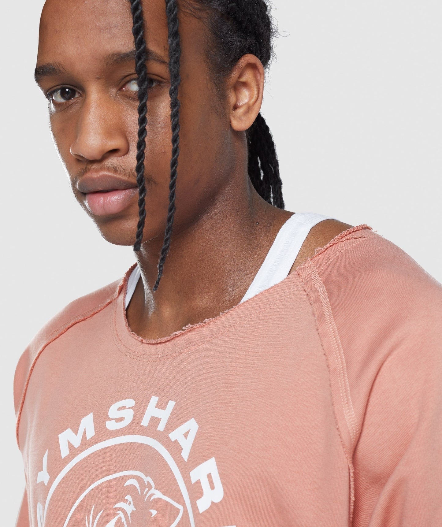 Gymshark Legacy Rag Top - Nevada Pink