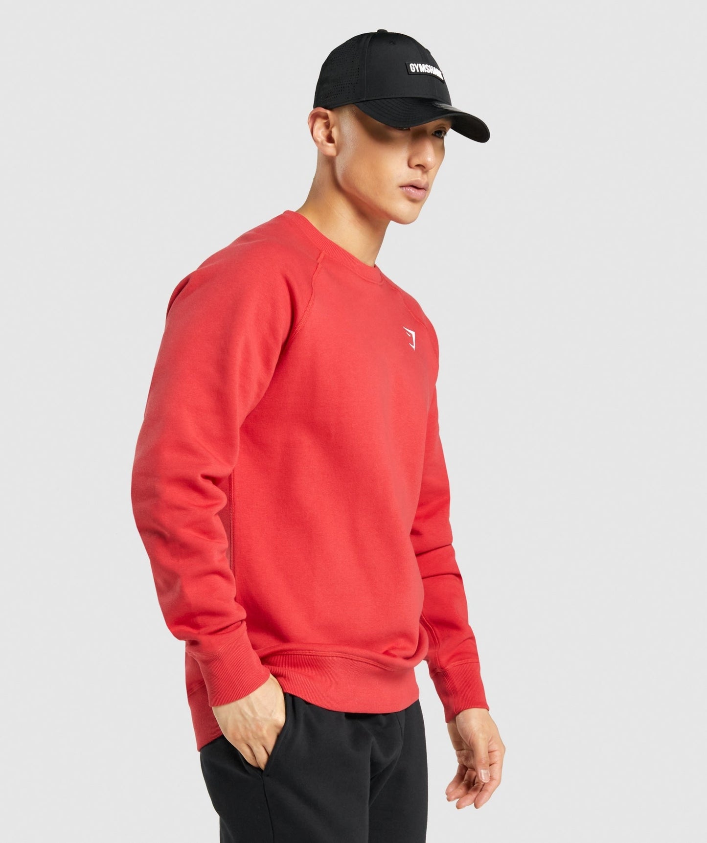 Gymshark Crest Sweatshirt - Red