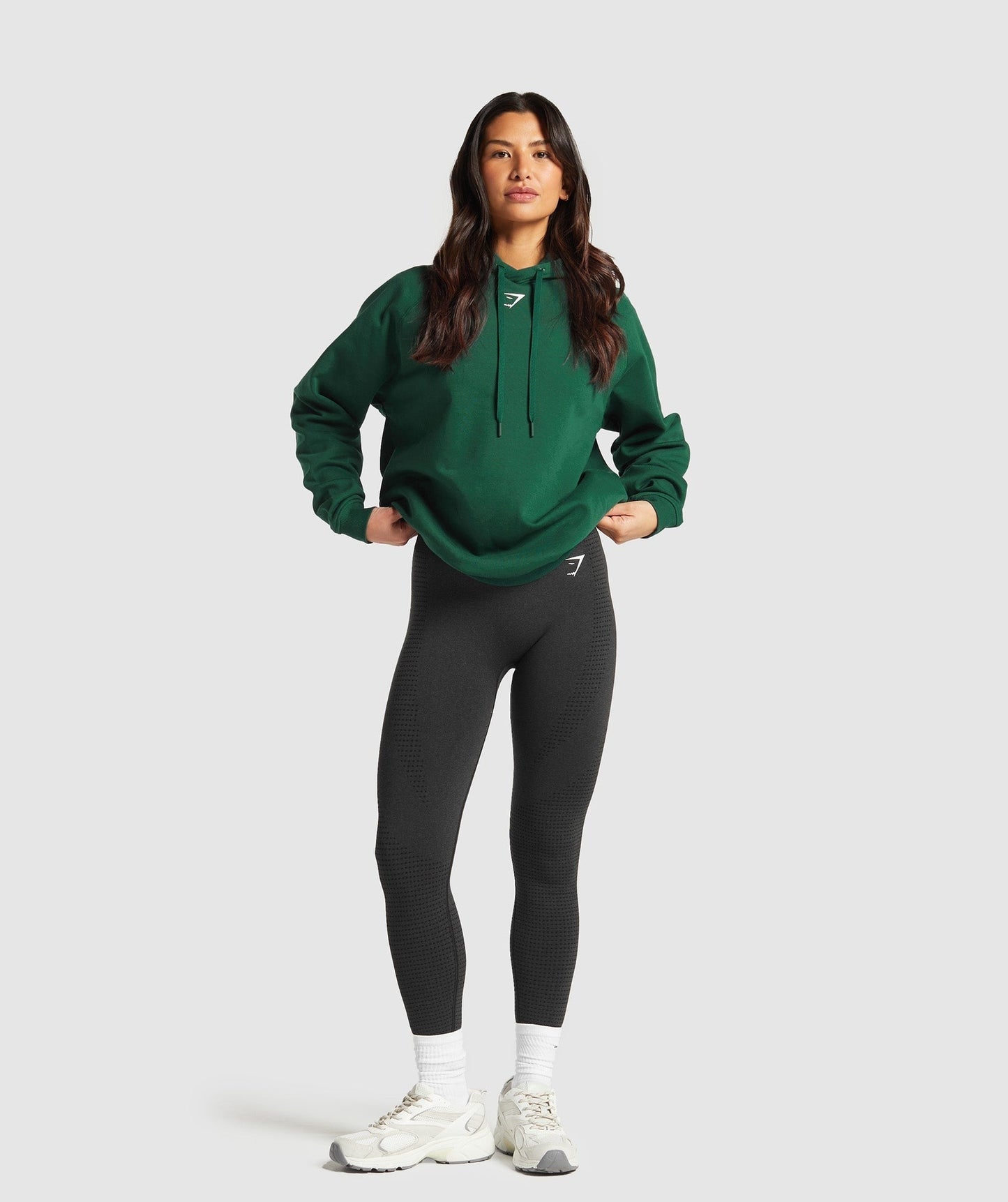 Gymshark Fraction Hoodie - Conditioning Green