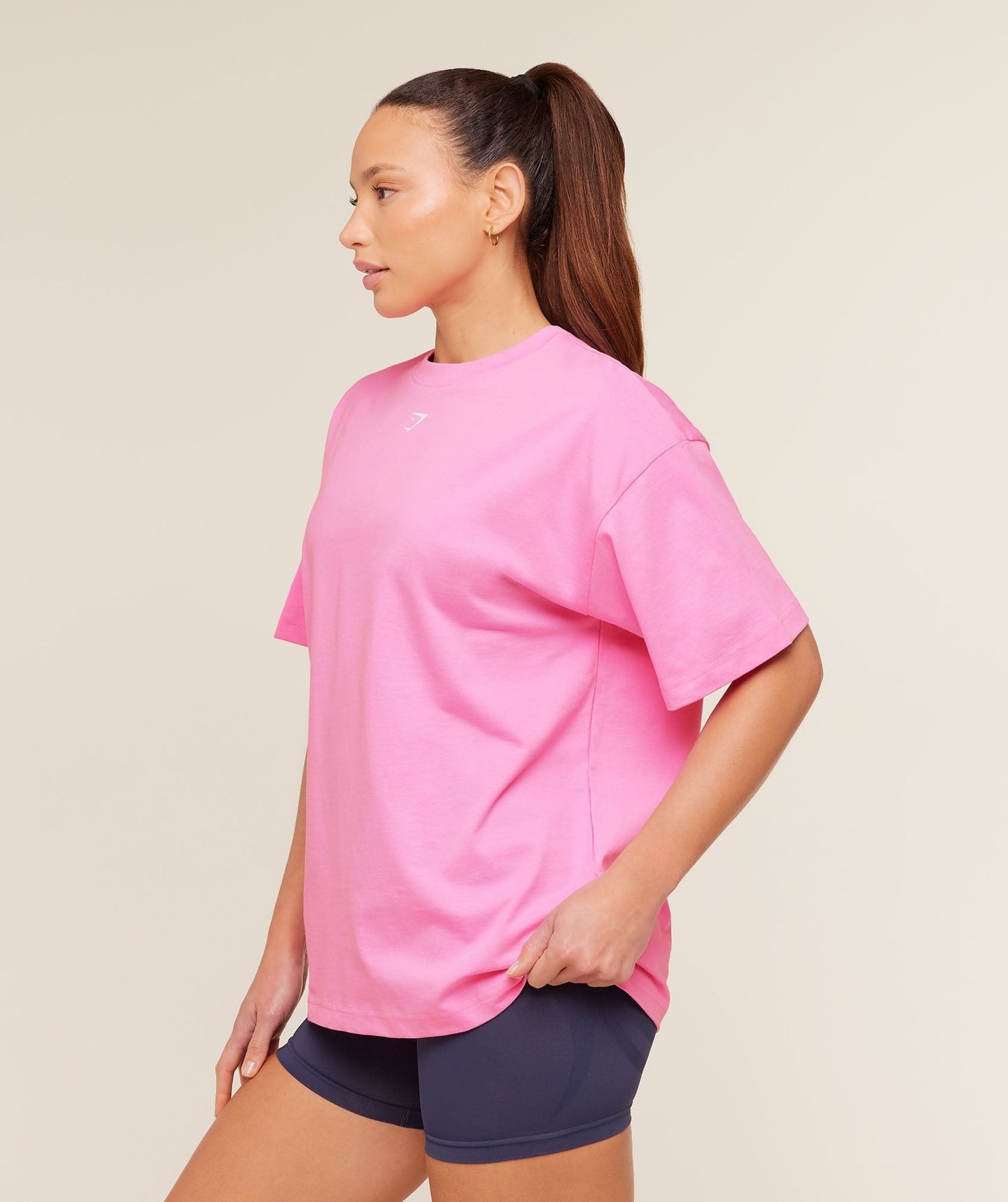 Gymshark Glutey Calls Graphic T-Shirt - Focus Pink