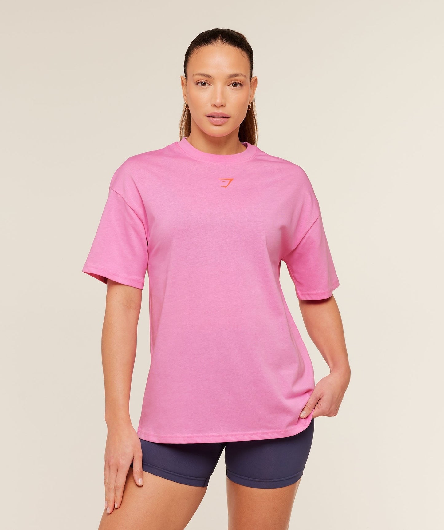 Gymshark GS Power Oversized T-Shirt - Focus Pink