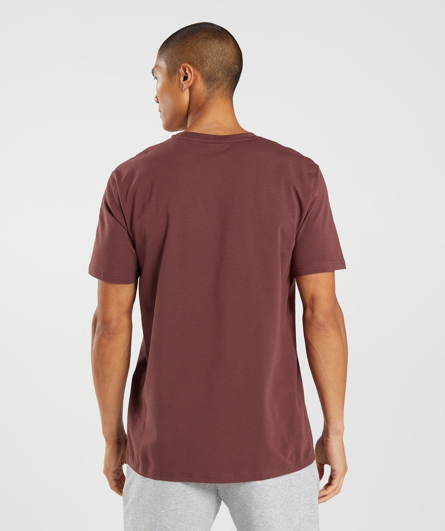 Gymshark Block T-Shirt - Cherry Brown
