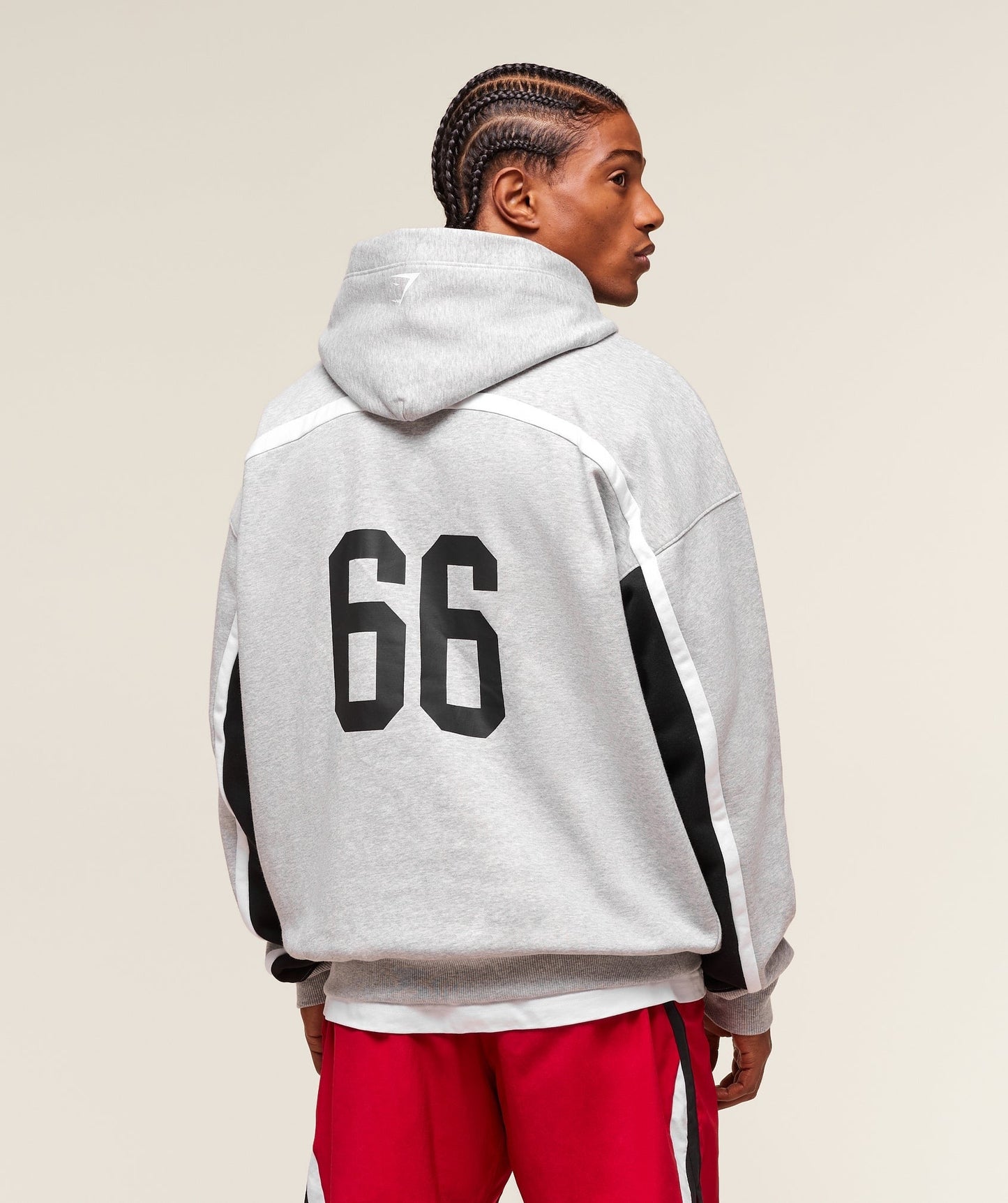 Gymshark Campus Hoodie - Light Grey Core Marl