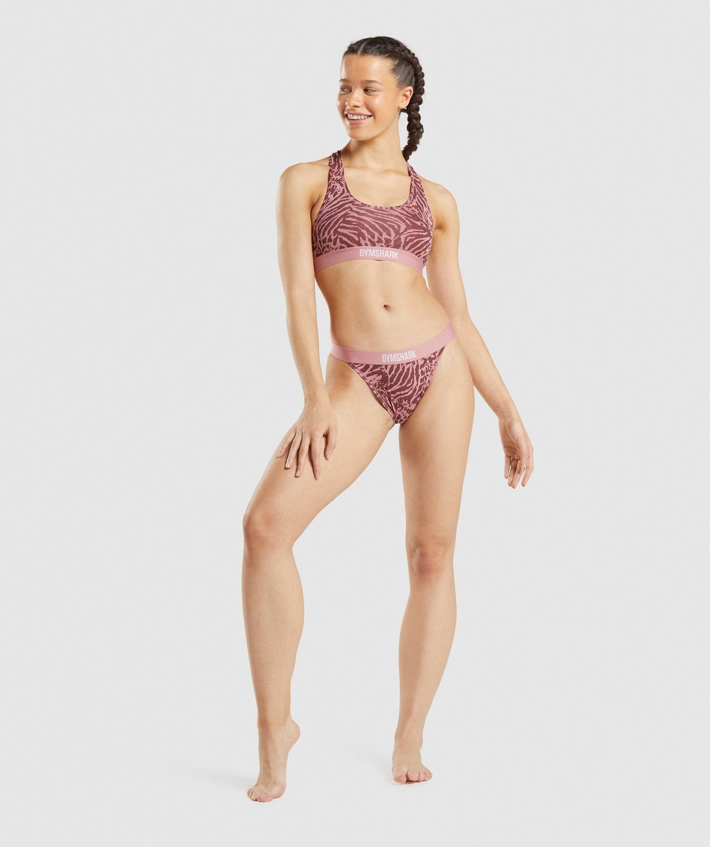 Gymshark Cotton Bralette - Alice Pink