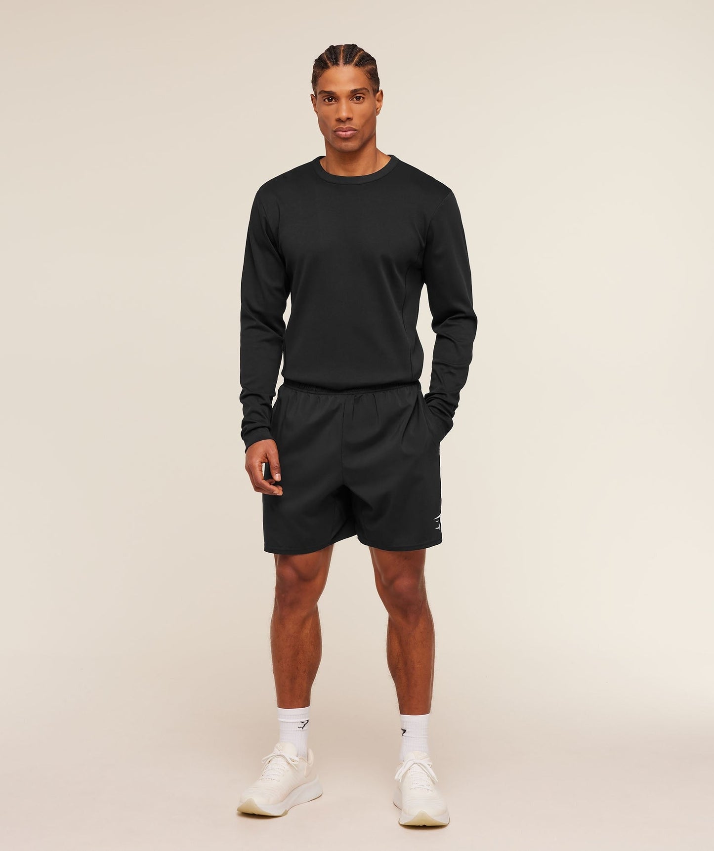 Gymshark Off Duty Long Sleeve T-Shirt - Black