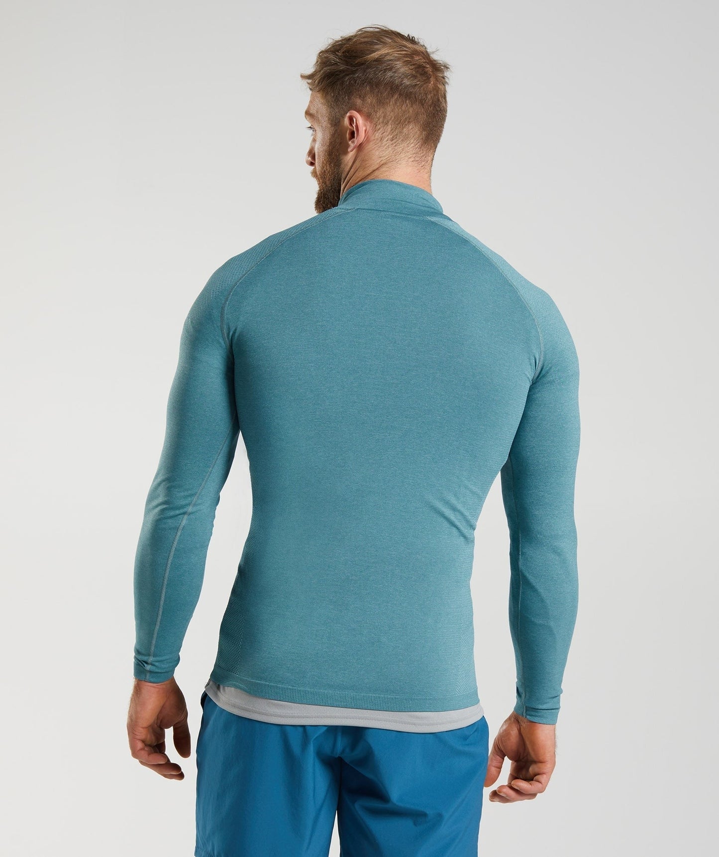Gymshark Vital 1/4 Zip - Thunder Blue/Iceberg Blue