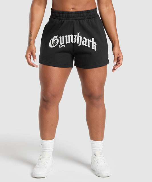 Gymshark Strength Department Graphic Shortss - Black