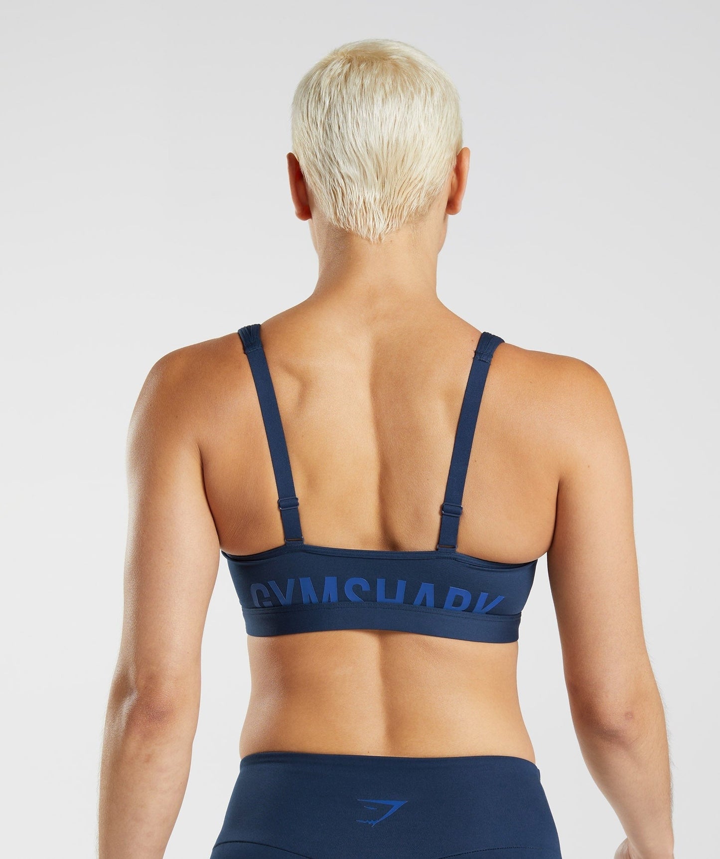 Gymshark FRACTION SPORTS BRA - Navy