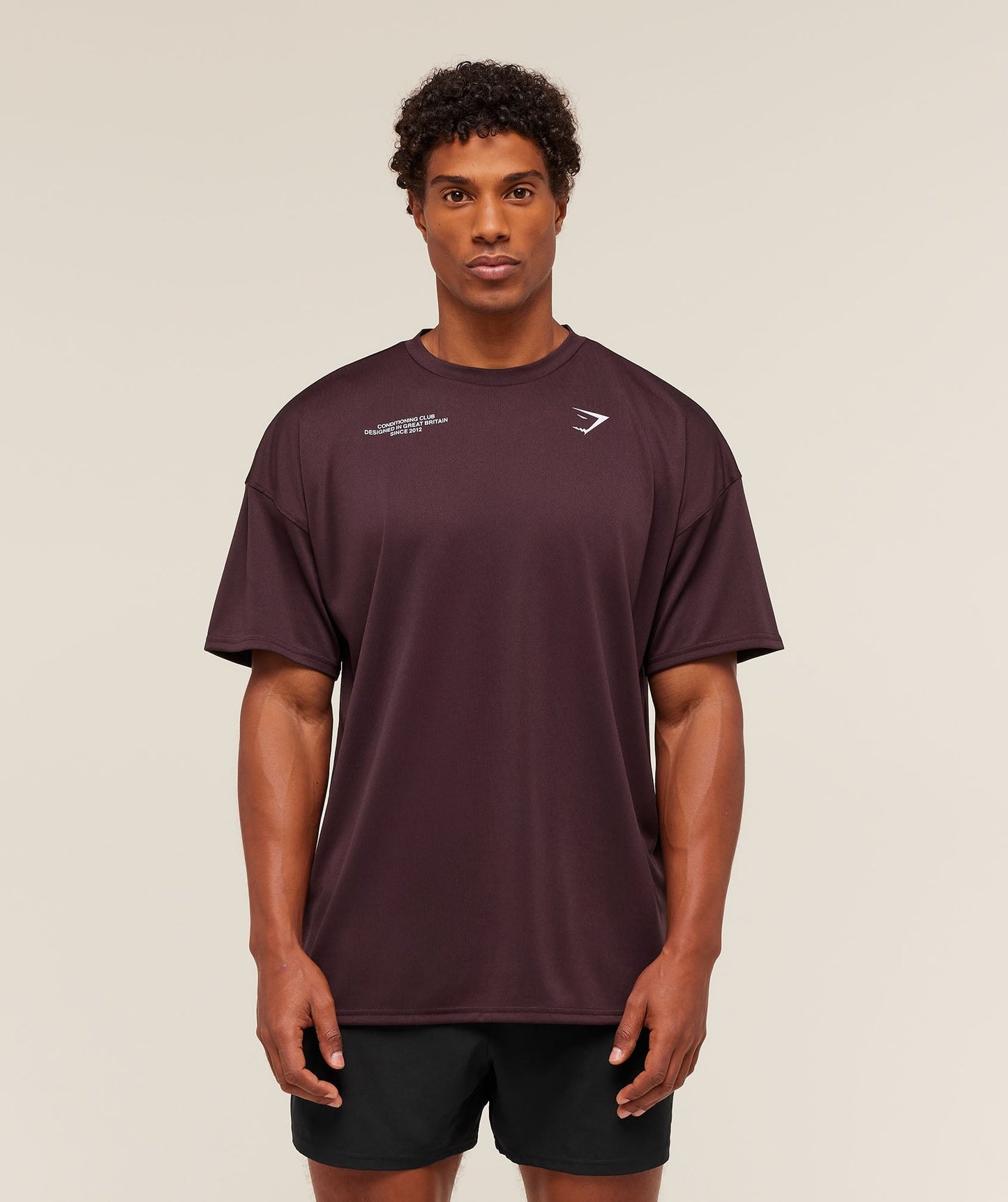 Gymshark Conditioning Club Oversized T-Shirt - Cherry Purple