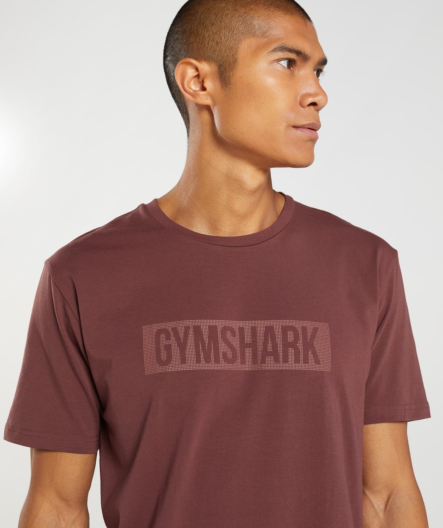 Gymshark Block T-Shirt - Cherry Brown
