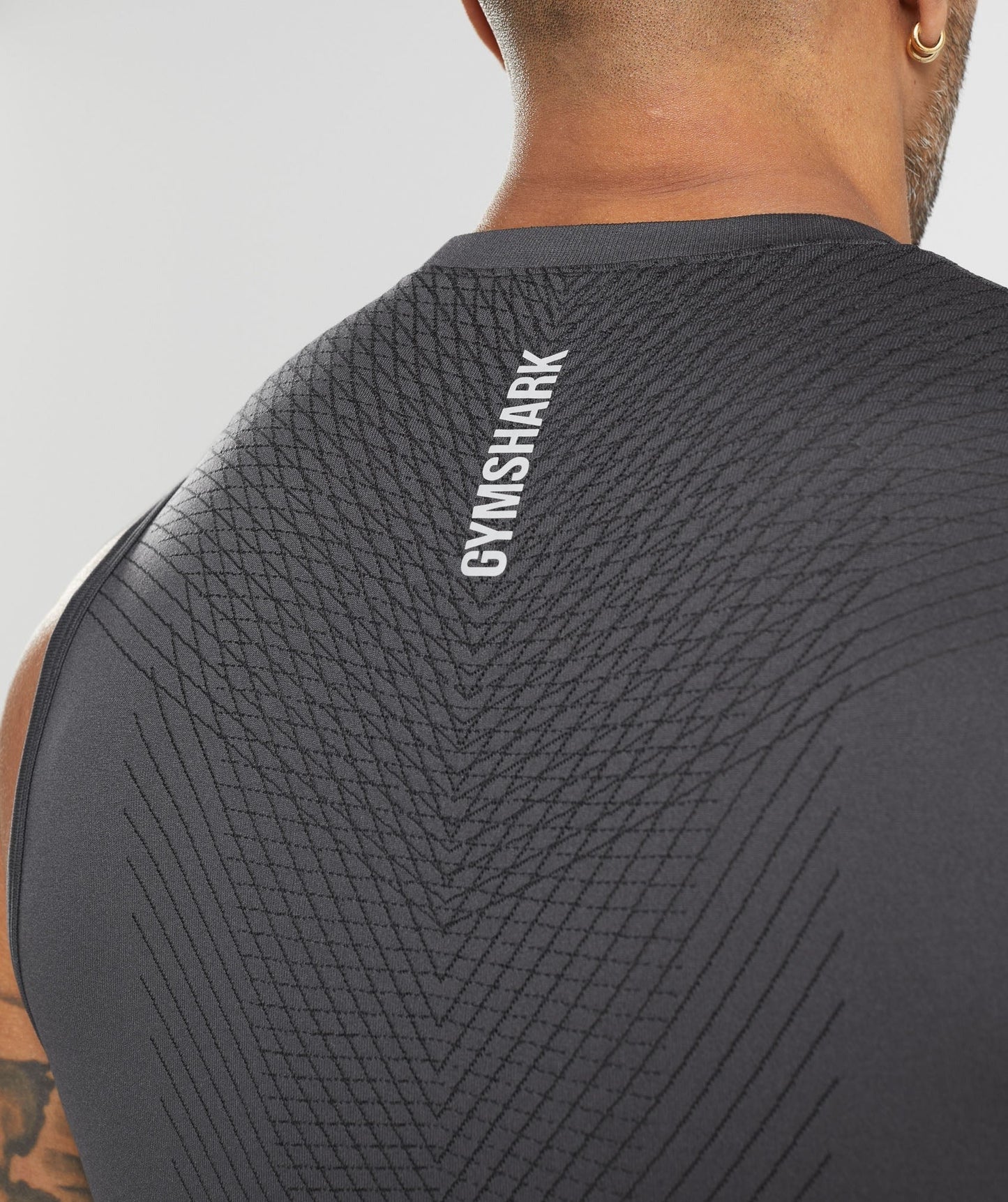 Gymshark Apex Seamless Tank - Onyx Grey/Black