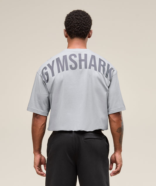 Gymshark Power T-Shirt - Smokey Grey