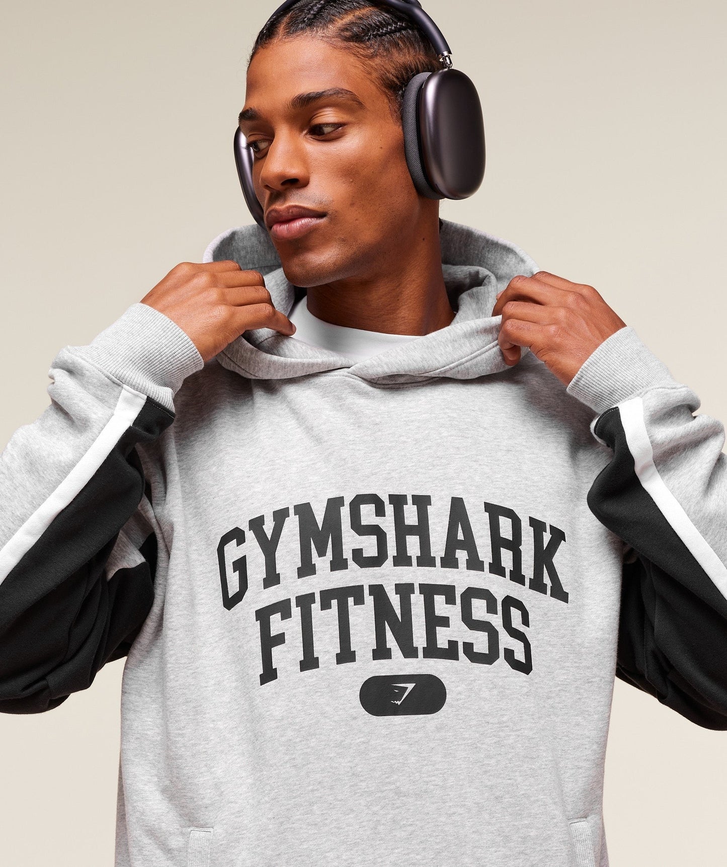 Gymshark Campus Hoodie - Light Grey Core Marl