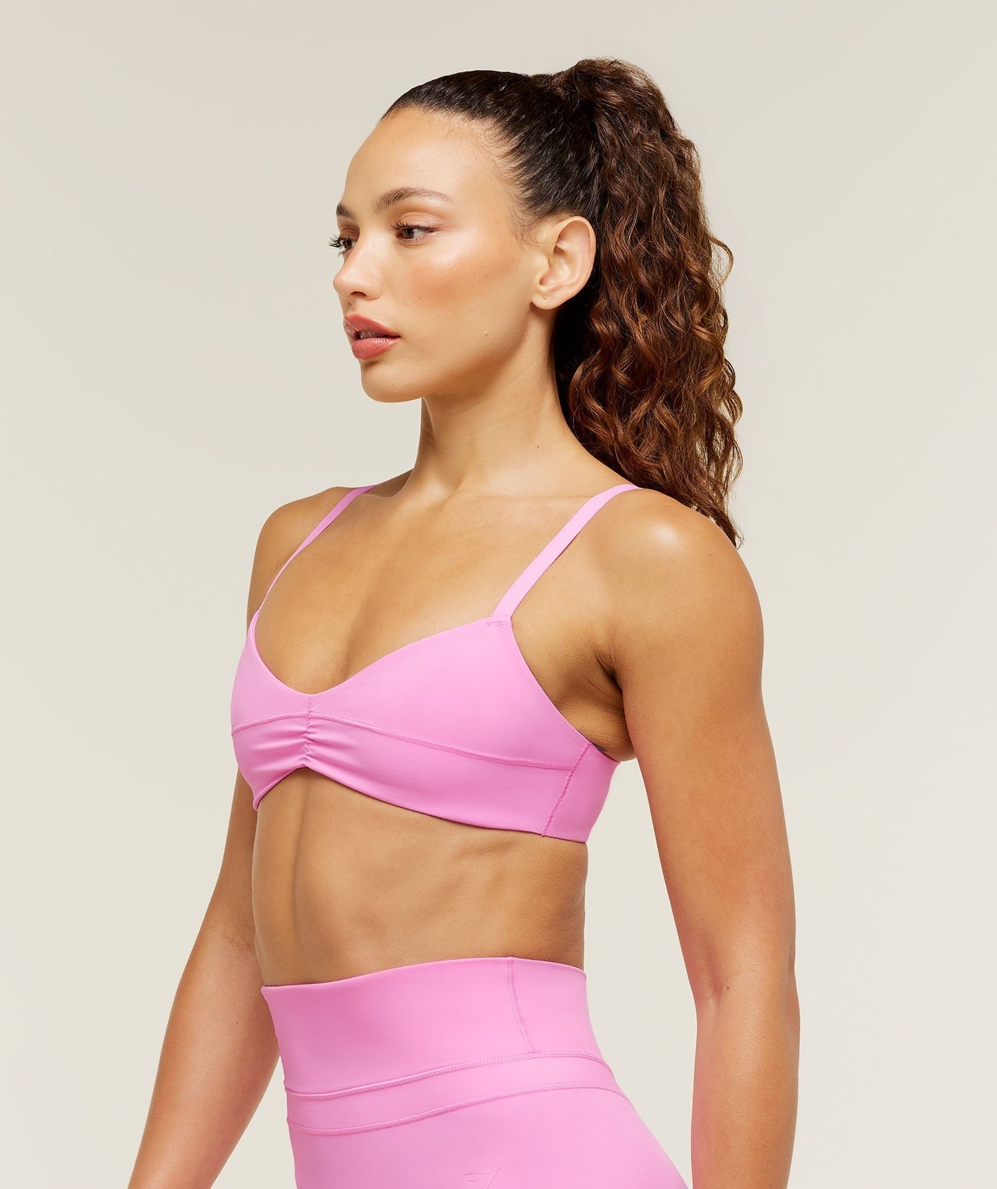 Gymshark Colour Block Sports Bra - Focus Pink