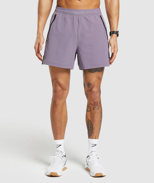 Gymshark Apex 5" Hybrid Short - Fog Purple