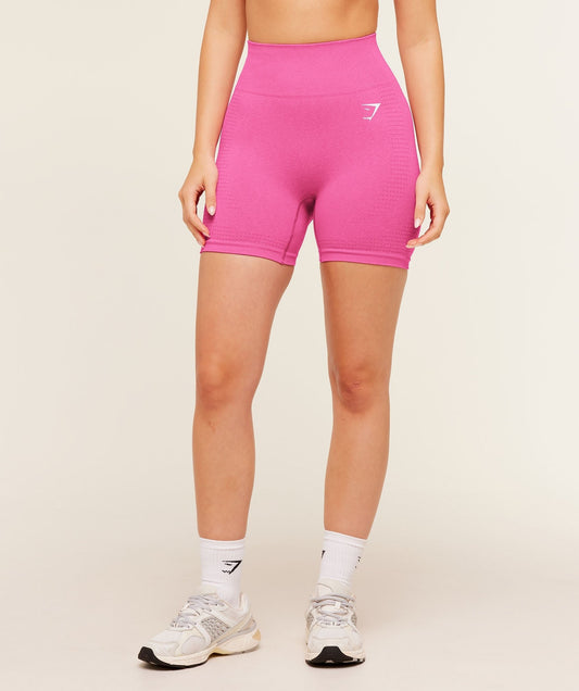 Gymshark Vital Seamless Shorts - Super-Set Pink/Marl