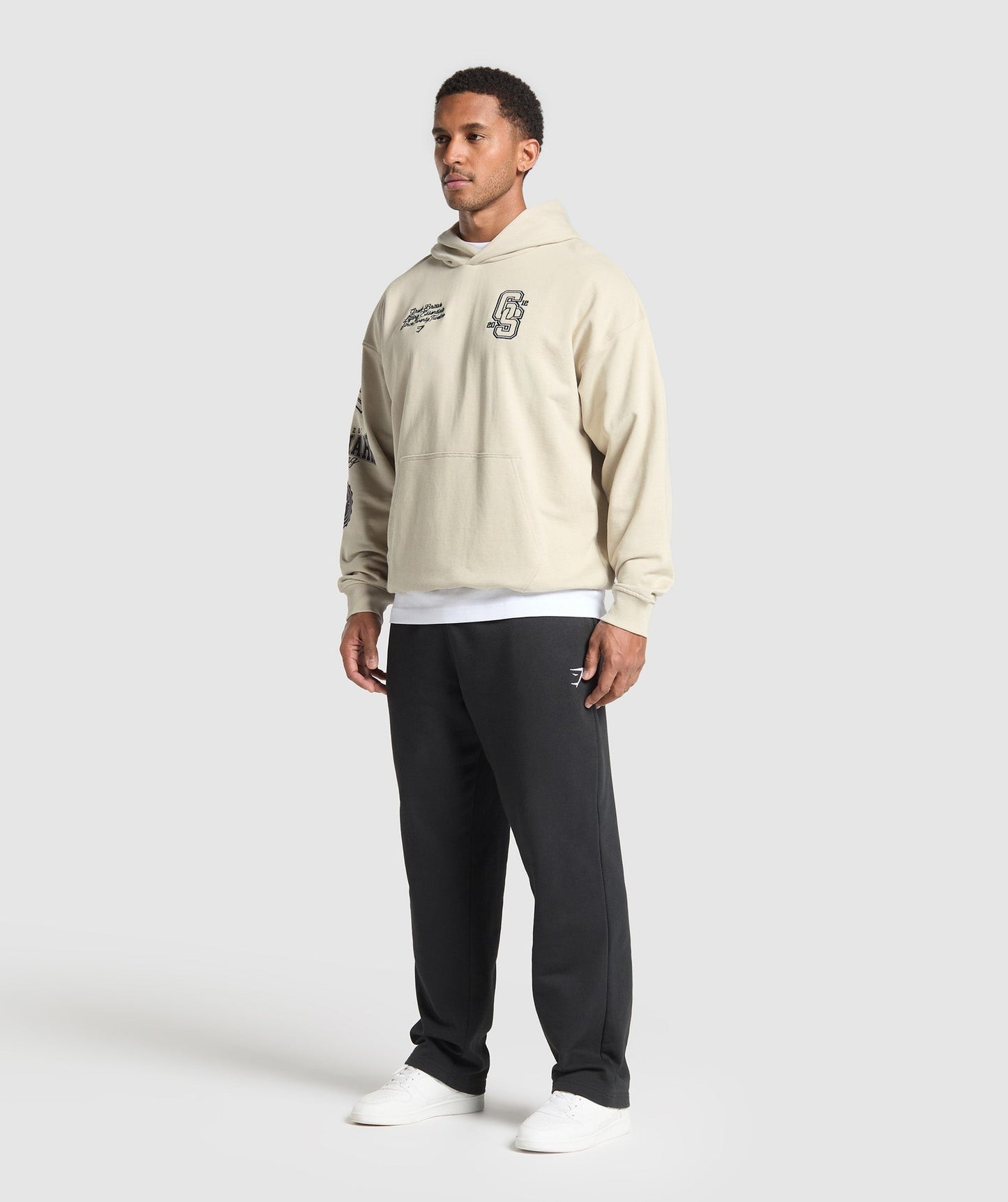 Gymshark Lifting Essentials Hoodie - Pebble Grey