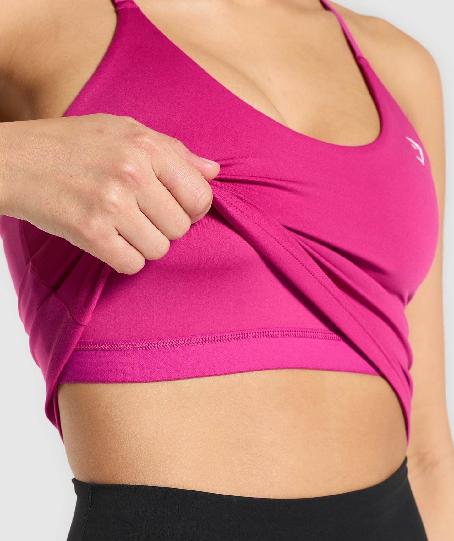 Gymshark Training Cami Tank With Shelf - Winning Pink