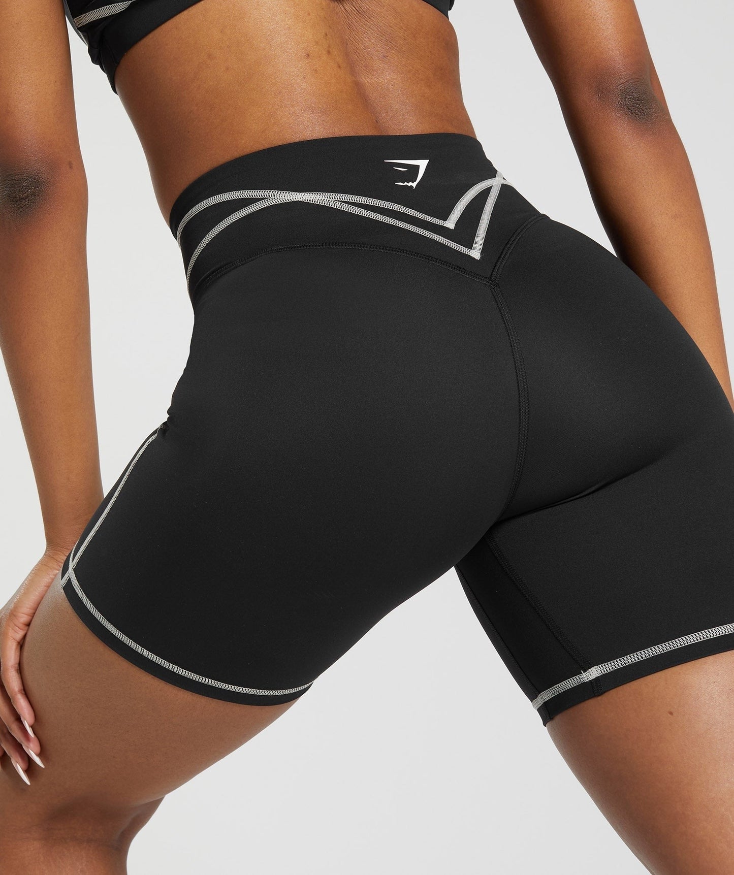 Gymshark Stitch Feature Shorts - Black