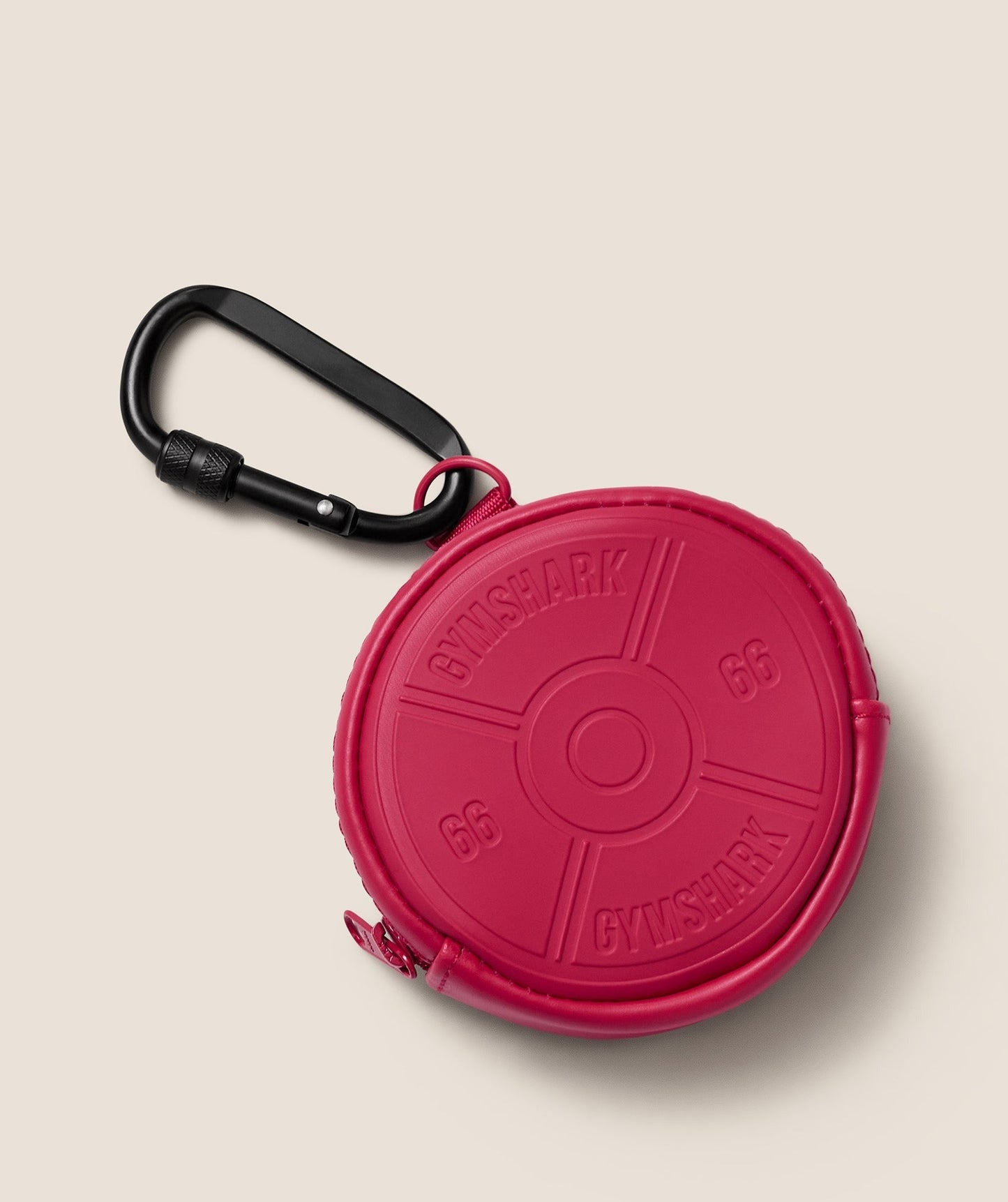 Gymshark Weight Plate Zip Coin Pouch - Build Pink