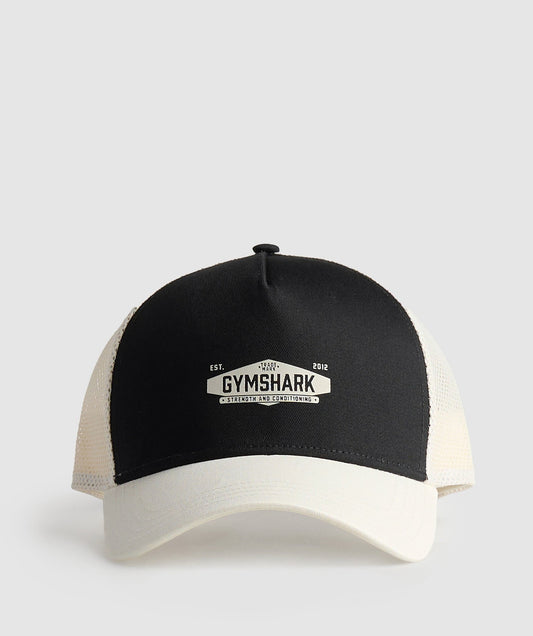Gymshark Craft Trucker - Oat White/Black