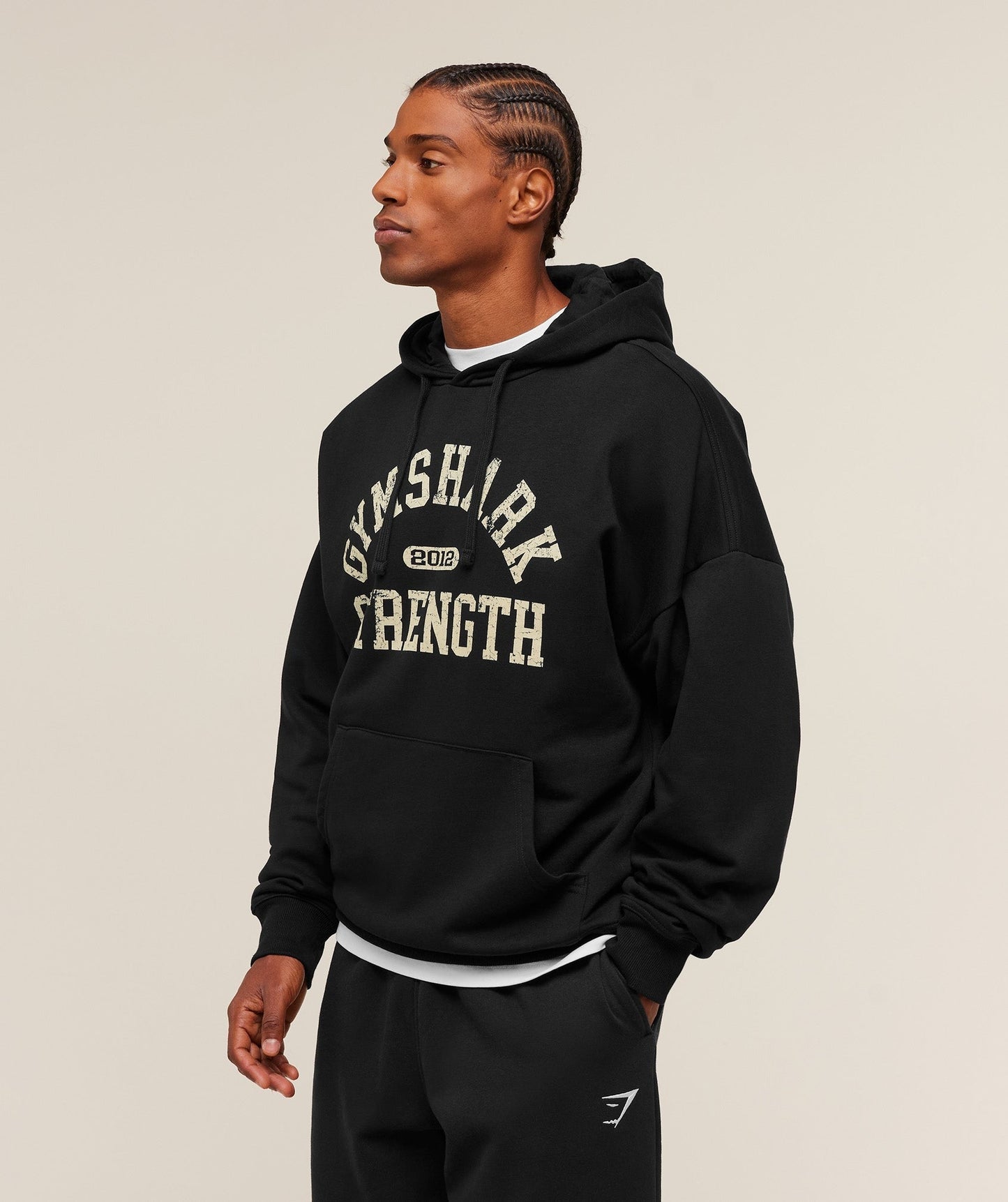 Gymshark 2012 Strength Hoodie - Black