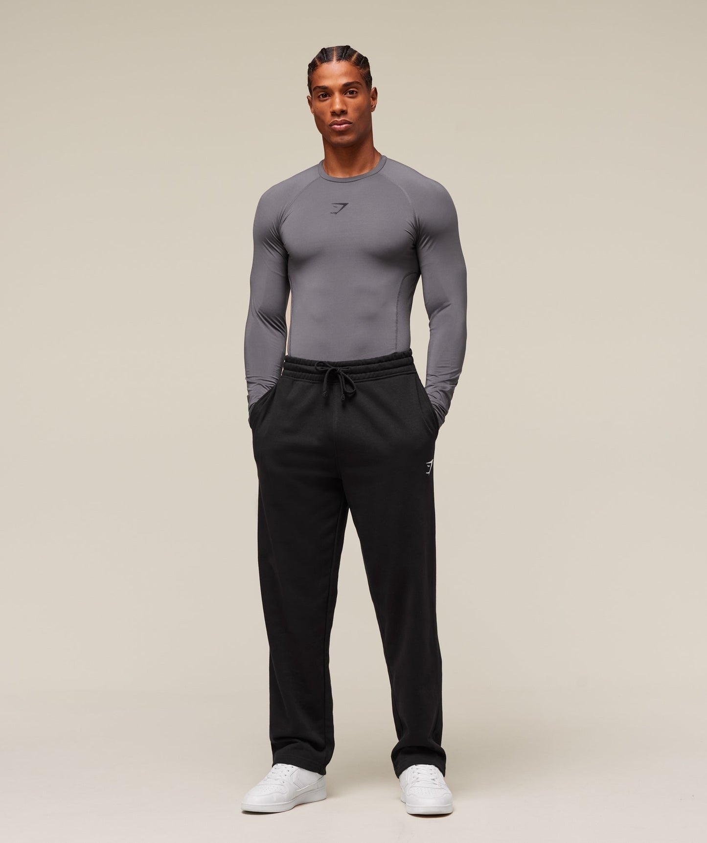 Gymshark Element Baselayer Long Sleeve T-Shirt - Dark Grey